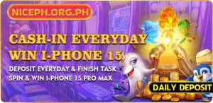 DAILY DEPOSIT SPIN WIN IPHONE