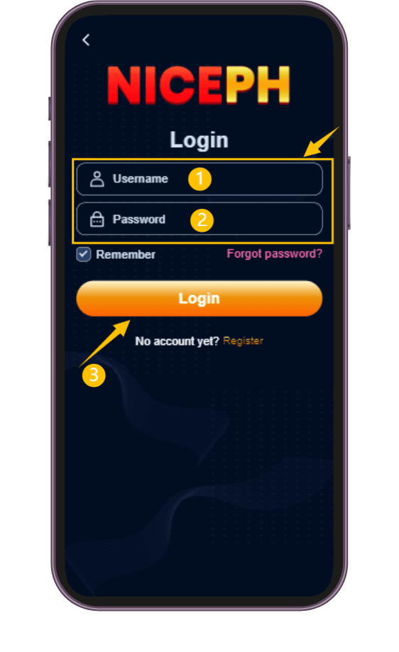 niceph login instruction